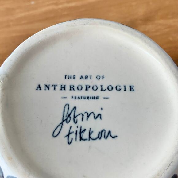 Anthropologie Coffee Face Mug Cup 3D Visage Artist FOTINI TIKKOU Hand Painted 2 - Picture 14 of 16